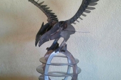 Metal-Eagle-with-globe-RAW Metal Works