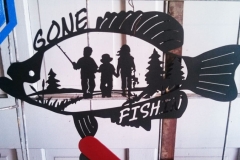 Gone-Fishing-Sign-RAW Metal Works