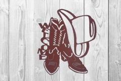 Metal-Cowboy-hat-&-boots-sign-RAW Metal Works