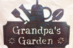 Metal-Grandpas-Garden-sign-RAW Metal Works